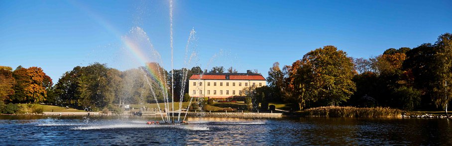 Fontänen vid Edsbergs slott