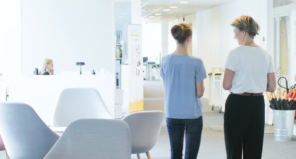 kvinnor på arbete