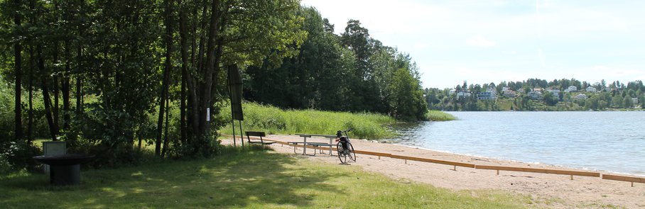 Stranden vid Edsviken Sjöberg