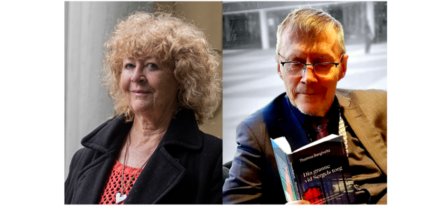 Författarna Helena Sigander och Thomas Bergholtz